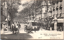 06 NICE - Avenue De La Gare, Cafe De La Regence. - Autres & Non Classés