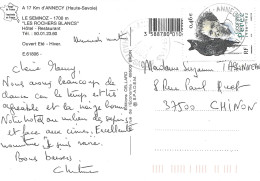 TIBRE N° 3518 -  GEORGES PEREC  - TARIF 1 1 02 / 31 5 03  - -  - SEUL SUR LETTRE - 2003 - Postal Rates