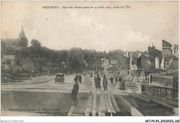 AKTP4-0385-54 - BACCARAT - Rue Des Ponts Après Le 25 Aout 1914 - Prise De L'est  - Baccarat