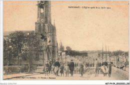 AKTP4-0356-54 - BACCARAT - L'église Après Le 25 Aout 1914 - Baccarat