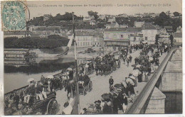 91 CORBEIL  - Concours De Manoeuvres De Pompes (1906) Les Pompes à Vapeur Du 2e Défilé - Corbeil Essonnes