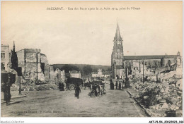 AKTP1-0073-54 - BACCARAT - Rue Des Ponts Après Le 25 Aout 1914 - Prise De L'ouest  - Baccarat