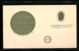 Vertreterkarte Berlin, Gebhard & Chappuzeau, Kronenstrasse 64 /65  - Unclassified