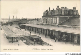 AKTP9-0826-54 - LUNEVILLE - La Gare - Les Quais  - Luneville