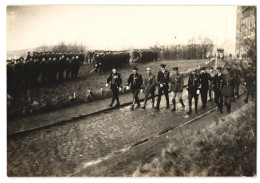 3 Fotografien Ansicht Sonderborg / Dänemark, Hohe Offiziere Verschiedener Nationen Bei Einem Militärischen-Gipfeltre  - War, Military