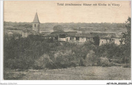 AKTP6-0594-54 - VILCEY - Total Zerschossene Hauser Mit Kirche In Vilcey - Toul