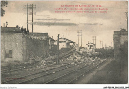 AKTP11-1069-54 - LUNEVILLE - Les Allemands Avant De Quitter Lunéville Font Sauter Le Pont Du Chemin De Fer  - Luneville