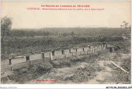 AKTP11-1059-54 - LUNEVILLE - Retranchements Allemands Dans Les Jardins Face A Saint-léopold  - Luneville