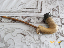 Pipe En écume? Fourneau Métal Argenté? Le Tuyau Est-il D'origine? - Meerschaumpfeifen