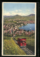 AK Lugano, Bergbahn Auf Den San Salvatore  - Other & Unclassified