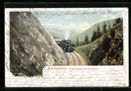 AK Brockenbahn Im Felseinschnitt Des Drängethales, Eisenbahn  - Autres & Non Classés