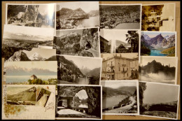 ALTE POSTKARTEN - SCHWEIZ 16 Verschiedene Ansichtskarten, Dazu Eine Karte Von Schloss Lichtenstein - Stein