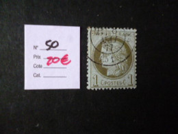 Timbre France Oblitéré N° 50  1872 - 1871-1875 Cérès