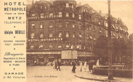 57-METZ- HÔTEL METROPOLE FACE LA GARE - Metz