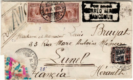 COLOMBIA 1935 AIRMAIL LETTER SENT FROM ARMENIA TO LUNEL - Colombie