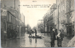 92 ASNIERES - Inondations De 1910 - Secours Rue De  Paris  - Asnieres Sur Seine