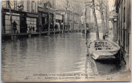 92 ASNIERES - Inondations De 1910 - La Grande Rue  - Asnieres Sur Seine
