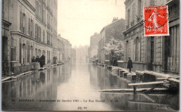 92 ASNIERES - Inondations De 1910 - La Rue Daniel  - Asnieres Sur Seine