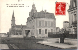 94 ALFORTVILLE - Vue De La Mairie Et De L'eglise  - Alfortville