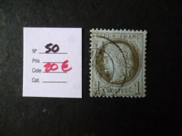 Timbre France Oblitéré N° 50  1872 - 1871-1875 Cérès