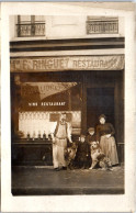 75018 PARIS - CARTE PHOTO - Restaurant RINGUET 155 Rue Championnet - Arrondissement: 18