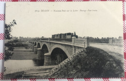 CPA 71 DIGOIN Nouveau Pont Sur La Loire, Passage D'un Train. - Digoin