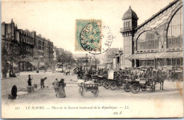 76 LE HAVRE - Place De La Gare & Bld De La Republique. - Ohne Zuordnung