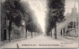 76 AUMALE - Le Boulevard Des Fontaines. - Aumale