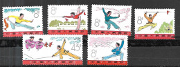 CHINE 1975  Sport    Cat Yt  1966 à 1971     Série Complète N** MNH - Ungebraucht