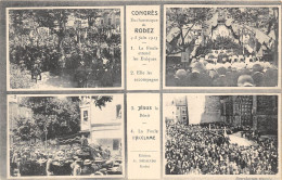 12-RODEZ- CARTE MULTIVUES- CONGRES EUCHARISTIQUE DE RODEZ 4/8 JUIN 1913 - Rodez