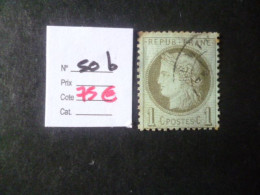 Timbre France Oblitéré N° 50 B  1872 - 1871-1875 Cérès