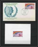 Nouvelle Calédonie épreuve De Luxe / Deluxe Proof FDC N° 507 Année Internationale De La Jeunesse (Childhood & Youth ) - Imperforates, Proofs & Errors