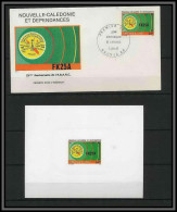 Nouvelle Calédonie épreuve De Luxe / Deluxe Proof + FDC Premier Jour Poste Aérienne N° 254 RADIO ARANC - Imperforates, Proofs & Errors