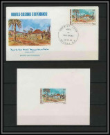 Nouvelle Calédonie épreuve De Luxe / Deluxe Proof + FDC Premier Jour Poste Aérienne N° 207 Aspect Du Vieux Nouméa - Non Dentelés, épreuves & Variétés