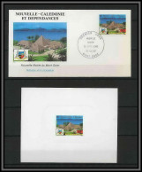 Nouvelle Calédonie épreuve De Luxe / Deluxe Proof + FDC Premier Jour N° 537 Nouvelle Mairie Du Mont Doré - Non Dentelés, épreuves & Variétés