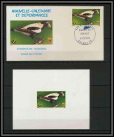 Nouvelle Calédonie épreuve De Luxe / Deluxe Proof + FDC Premier Jour N° 523 Faune Oiseaux (birds) Stampex 86 - Non Dentelés, épreuves & Variétés