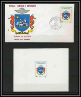 Nouvelle Calédonie épreuve De Luxe / Deluxe Proof + FDC Premier Jour N° 486 Blason De Nouvelle Caledonie - Imperforates, Proofs & Errors