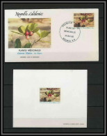 Nouvelle Calédonie épreuve De Luxe / Deluxe Proof + FDC N° 556 Flore Plante Médicinale Fleurs (plants - Flowers) - Plantes Médicinales