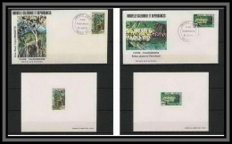 Nouvelle Calédonie épreuve De Luxe / Deluxe Proof + FDC N° 457/458 Flore Calédonienne Fleurs (flowers) - Autres & Non Classés