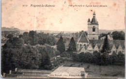 28 NOGENT LE ROTROU - Vue Generale Et Eglise Saint Hilaire. - Nogent Le Rotrou