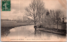 28 NOGENT LE ROTROU - Vue Sur L'huisne, Prise Du Pont Saint Hilaire. - Nogent Le Rotrou