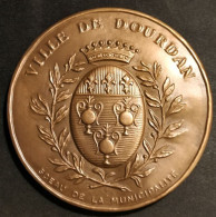 Médaille En Bronze - Ville De DOURDAN - Jumelage BAD WIESSEE - 1963 - 1973 - 10ème Anniversaire - Other & Unclassified