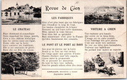 45 GIEN - Carte Souvenir - La Revue. - Gien
