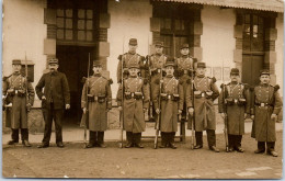 23 LA COURTINE - CARTE PHOTO - Groupe De Militaires  - La Courtine