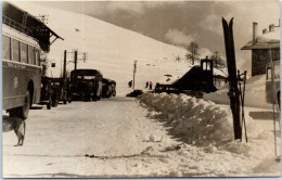 06 VALBERG - CARTE PHOTO - Stationnement De Bus En Hiver. - Autres & Non Classés