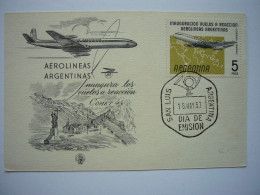Avion / Airplane / AEROLINEAS ARGENTINAS / Comet 4 / Firt Flight / Airline Issue - 1946-....: Ere Moderne