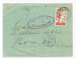 Portugal, 1943, # 635, Censura - Lettres & Documents