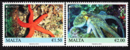Malta - 2024 - Europa CEPT - Underwater Fauna And Flora - Mint Stamp Set - Malta