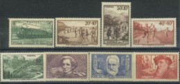 FRANCE - 1937, DIFFERENT STAMPS OF 8, UMM(**). - Neufs