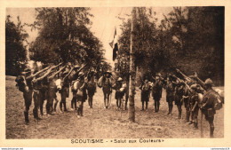 NÂ° 3611 Z -cpa Scoutisme -salut Aux Couleurs- - Scoutisme